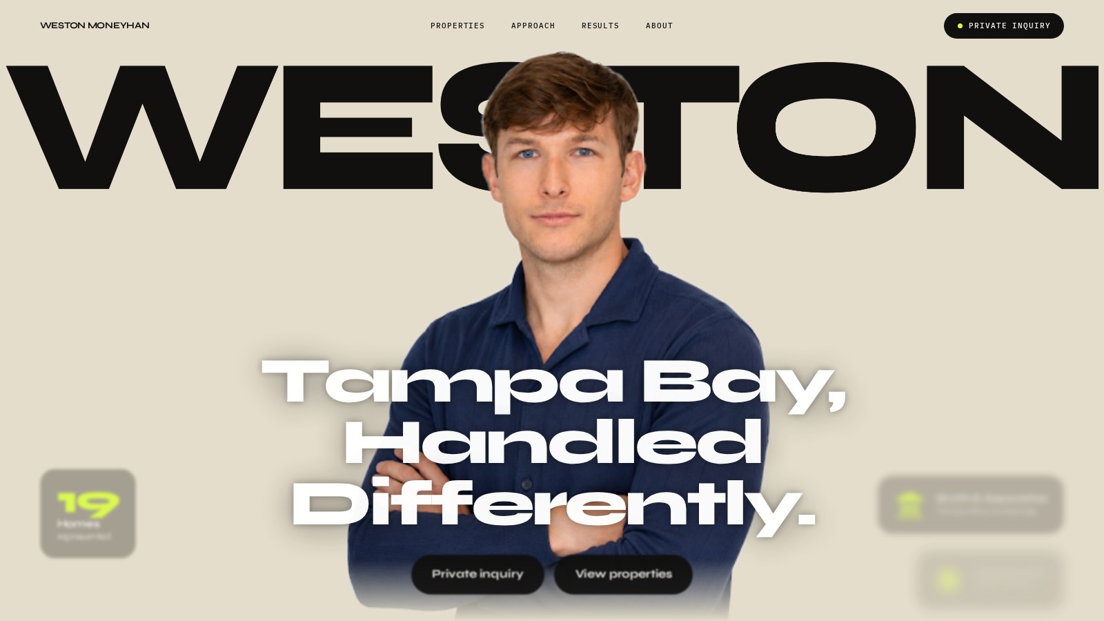Weston Moneyhan real estate website